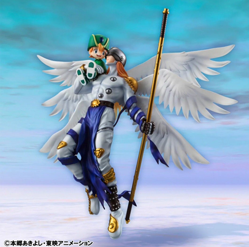 Bandai Namco MegaHouse Announces Rerelease of Iconic Digimon Adventure GEM Series Angemon and Angewomon Figures for 10th Anniversary