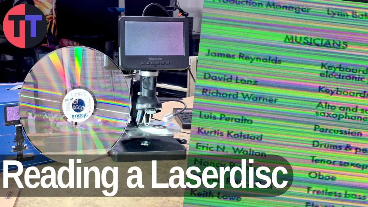 Microscopes Unveil Hidden Depths of LaserDisc Technology, Offering Unprecedented Insights into Analog Data Storage