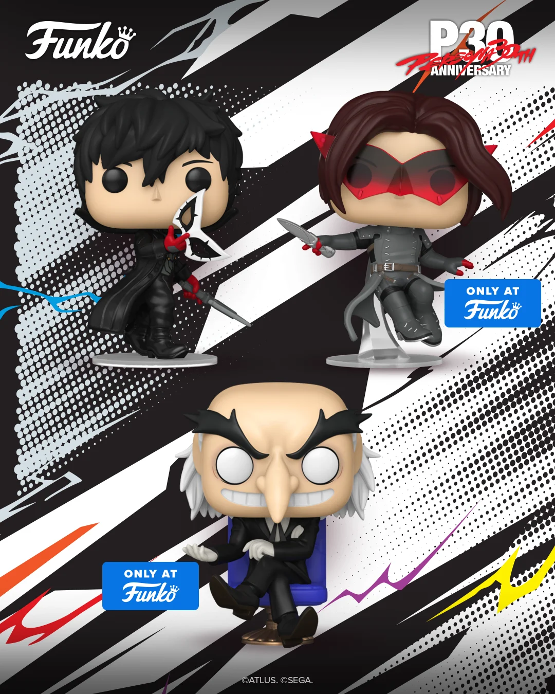 Persona Funko Pop Figures Include Protagonists and Igor