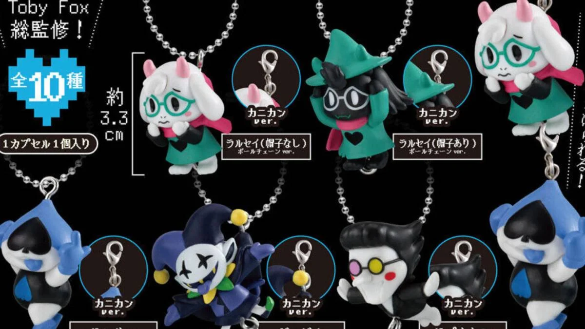 Deltarune Tsumande Tsunagete Mascot Keychains Include Ralsei