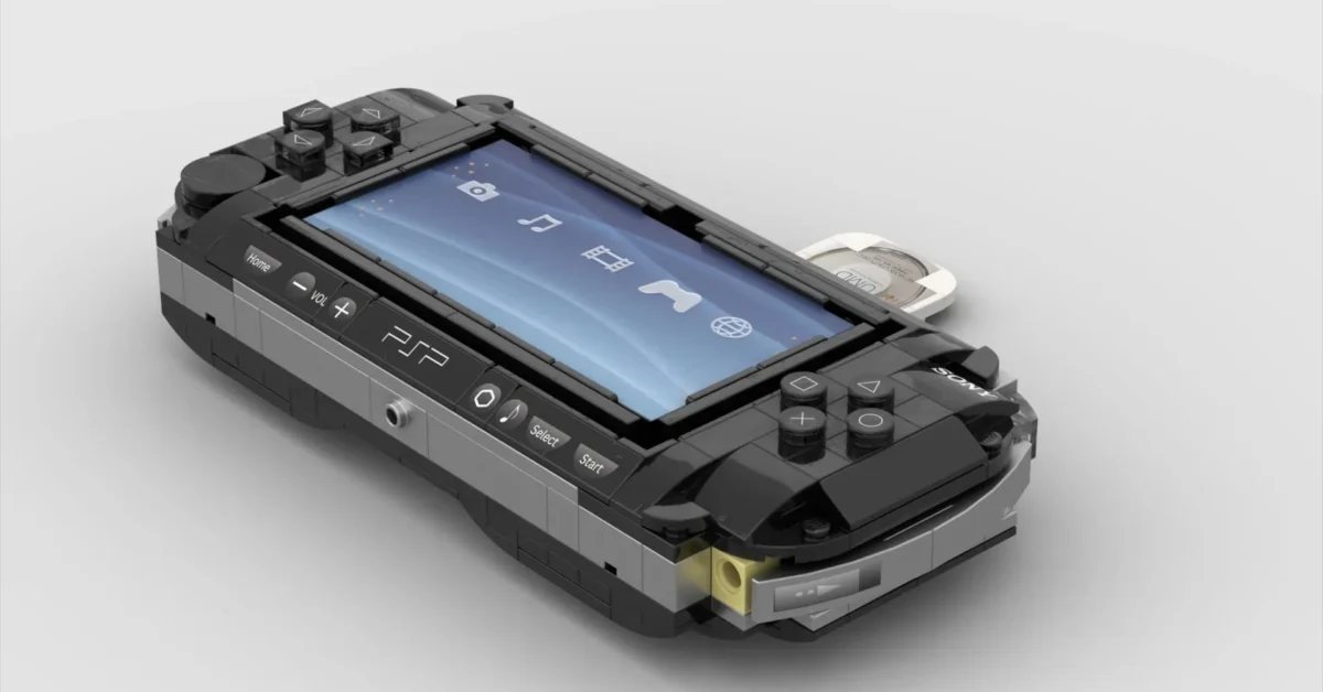 Fan-Designed LEGO PlayStation Portable 1000 Concept Garners Significant Support on LEGO Ideas Platform, Tapping into Deep Gaming Nostalgia
