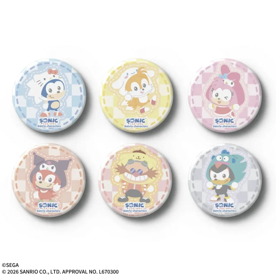 New Sonic and Friends x Sanrio Merchandise Arrives in May