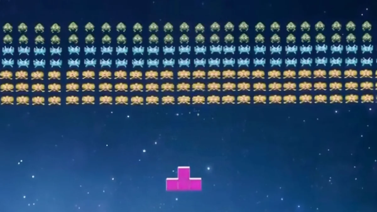 Tetris and Space Invaders Unite for Unprecedented Month-Long Crossover Event