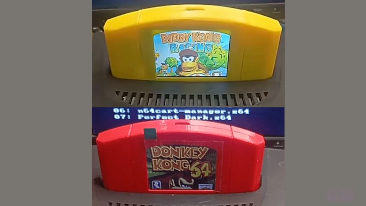 The Screendrive 64: A Revolutionary Flash Cartryge with Integrated Game Art Display