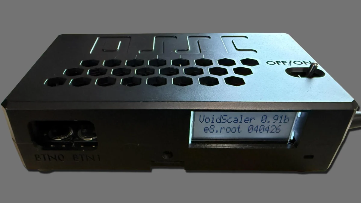 VoidScaler Transforms OSSC into a Versatile Downscaler with Innovative Dual-Firmware Functionality