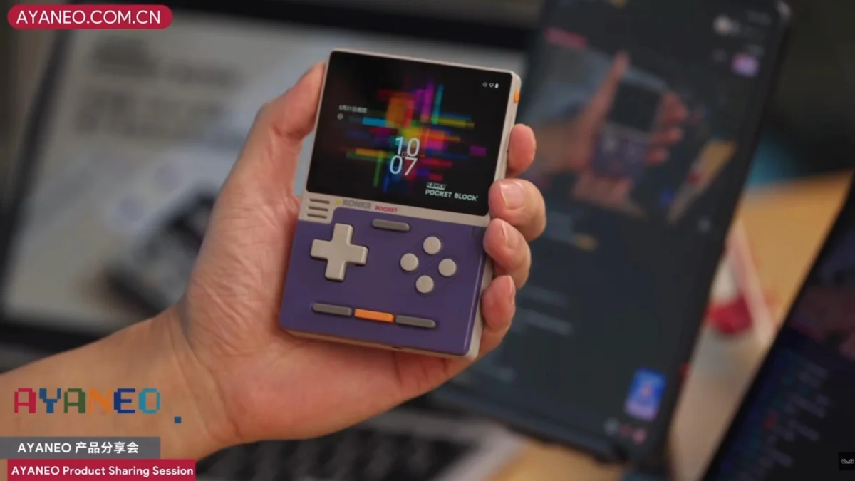AYANEO Officially Reveals New KONKR Pocket Block Handheld