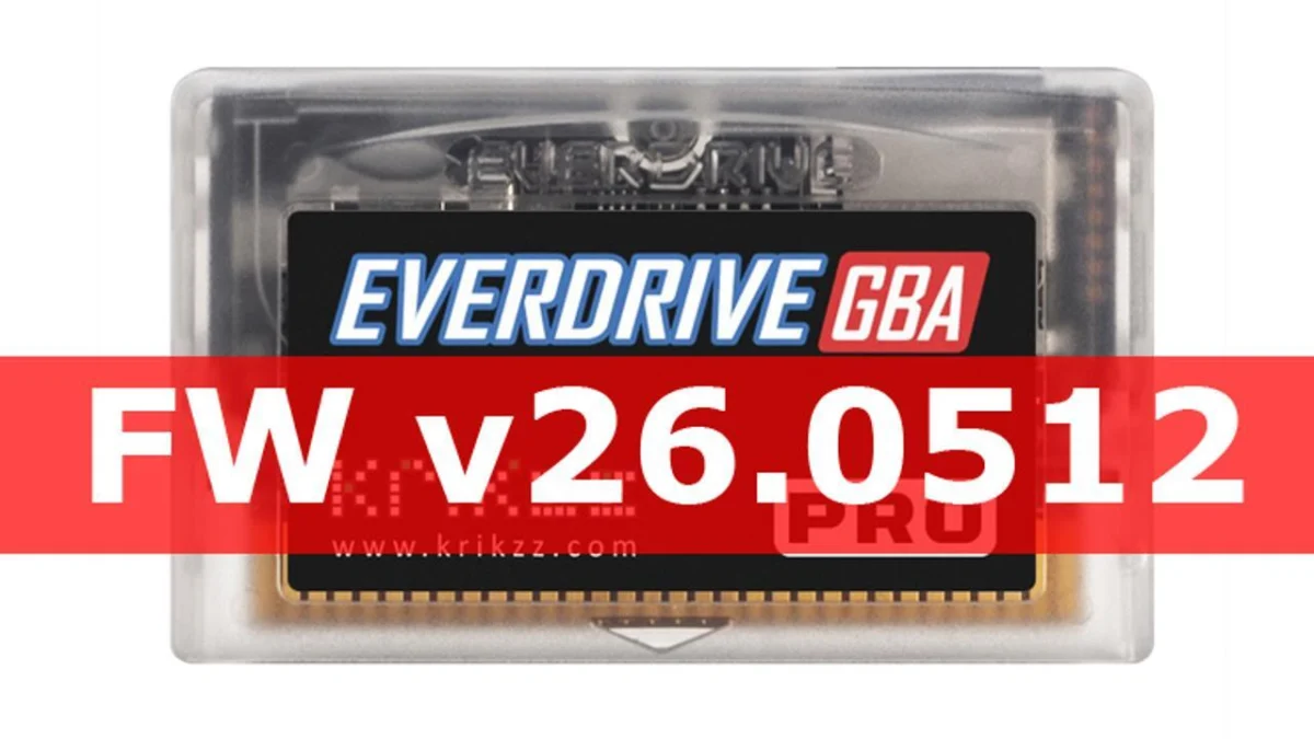 Everdrive GBA Pro Firmware Update – RetroRGB