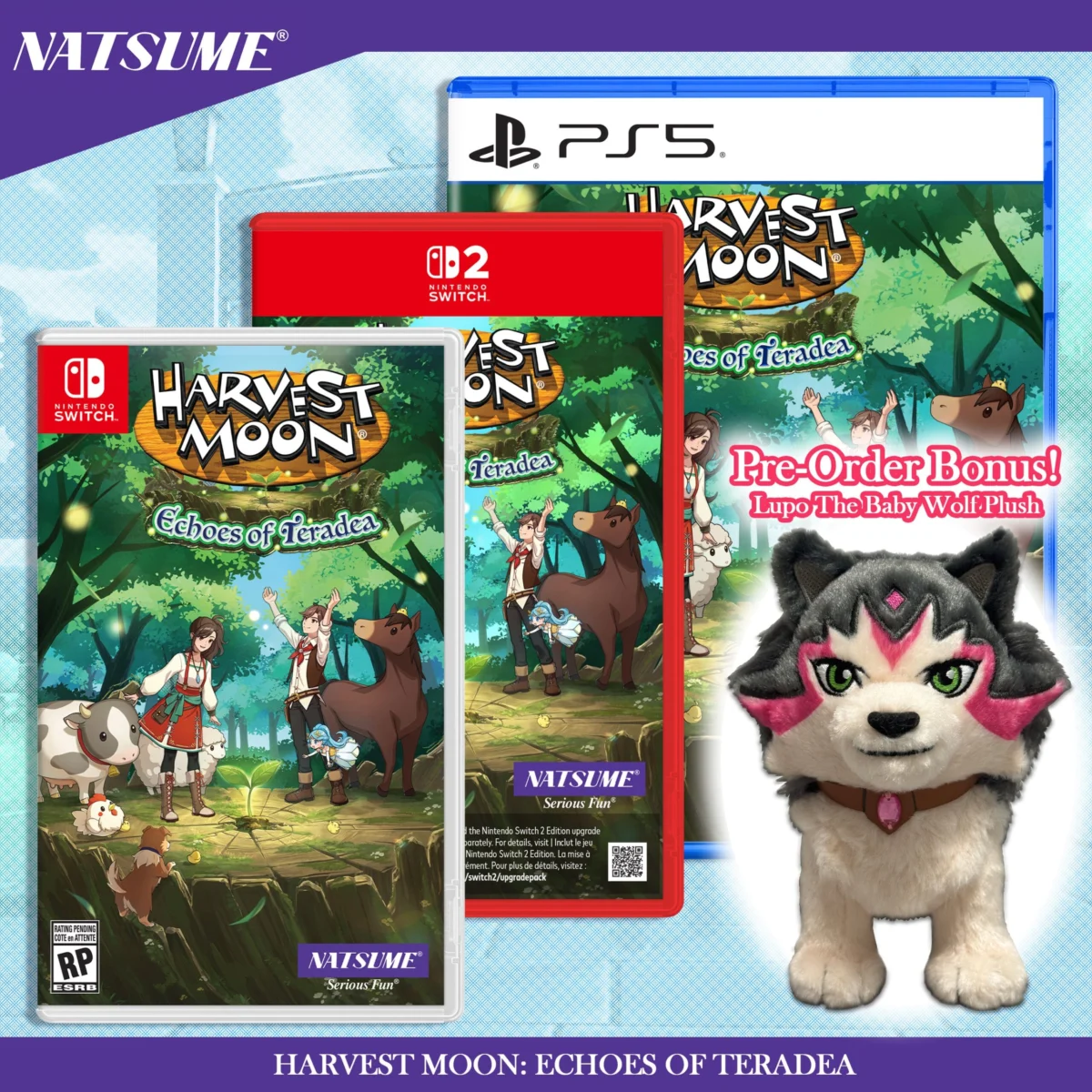 Harvest Moon: Echoes of Teradea Release Date and Pre-order Plush Revealed
