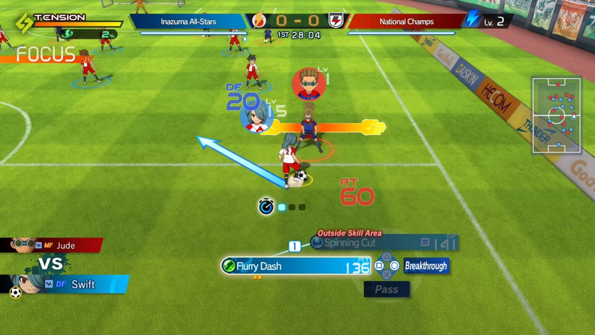 Inazuma Eleven INA-DAI Stream Focuses on 2 Games.