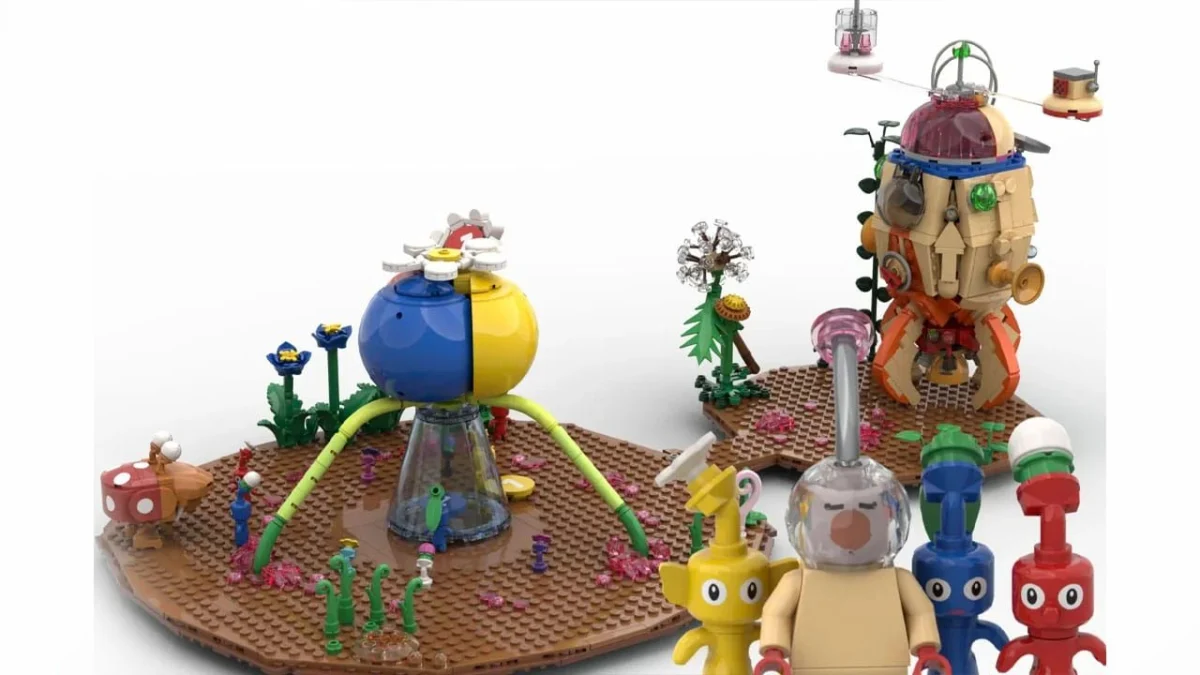LEGO Pikmin Set Captures Fan Imagination, Gains Traction on LEGO Ideas Platform