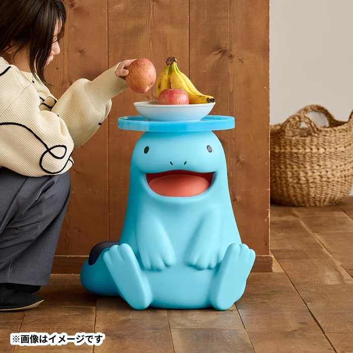 Pokemon Quagsire Table Looks Friendly and Helpful