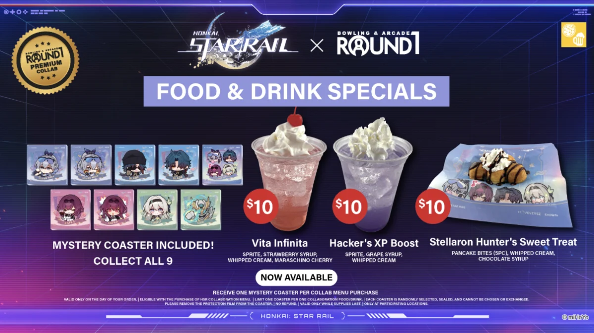 Round1 USA Honkai: Star Rail Crossover Promotion Detailed