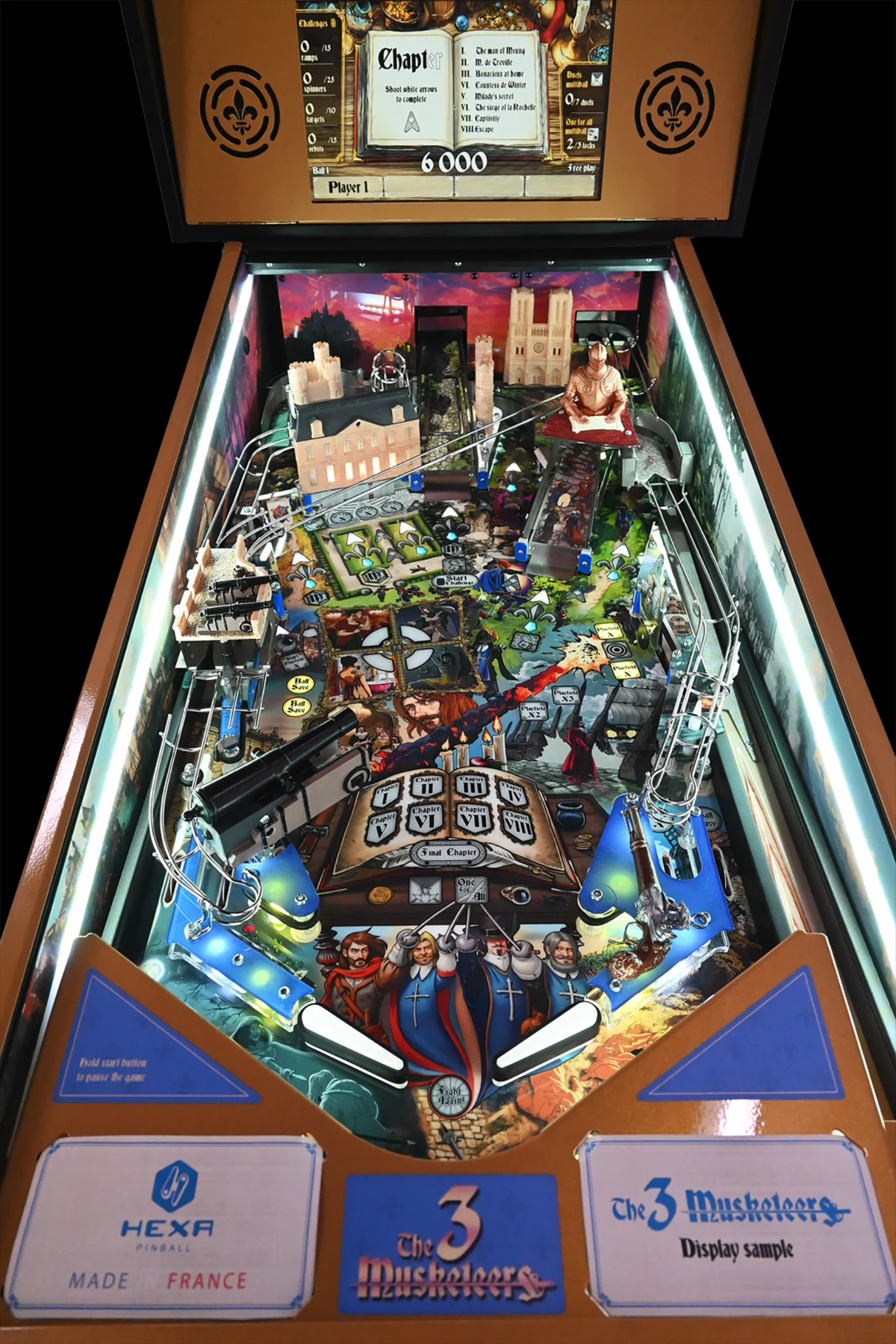 The 3 Musketeers Pinball Machine Unveiled Amidst Event Snafus and Anticipation