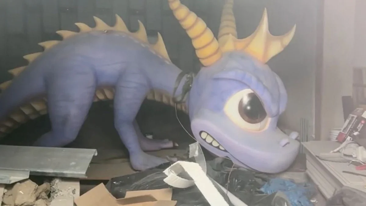 The Lost Dragon of E3 2000: Spyro Statue Discovered in Abandoned Building