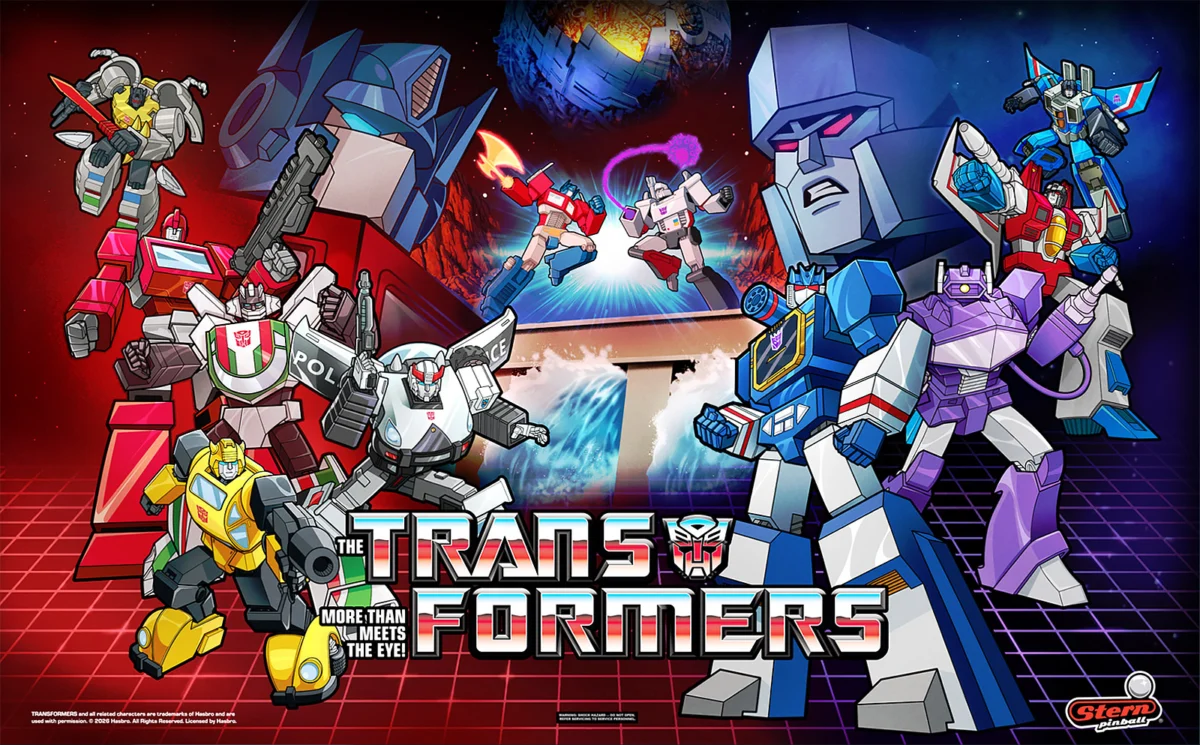 Transformers: More Than Meets The Eye! Launches as Stern Pinball’s Latest Cornerstone Game