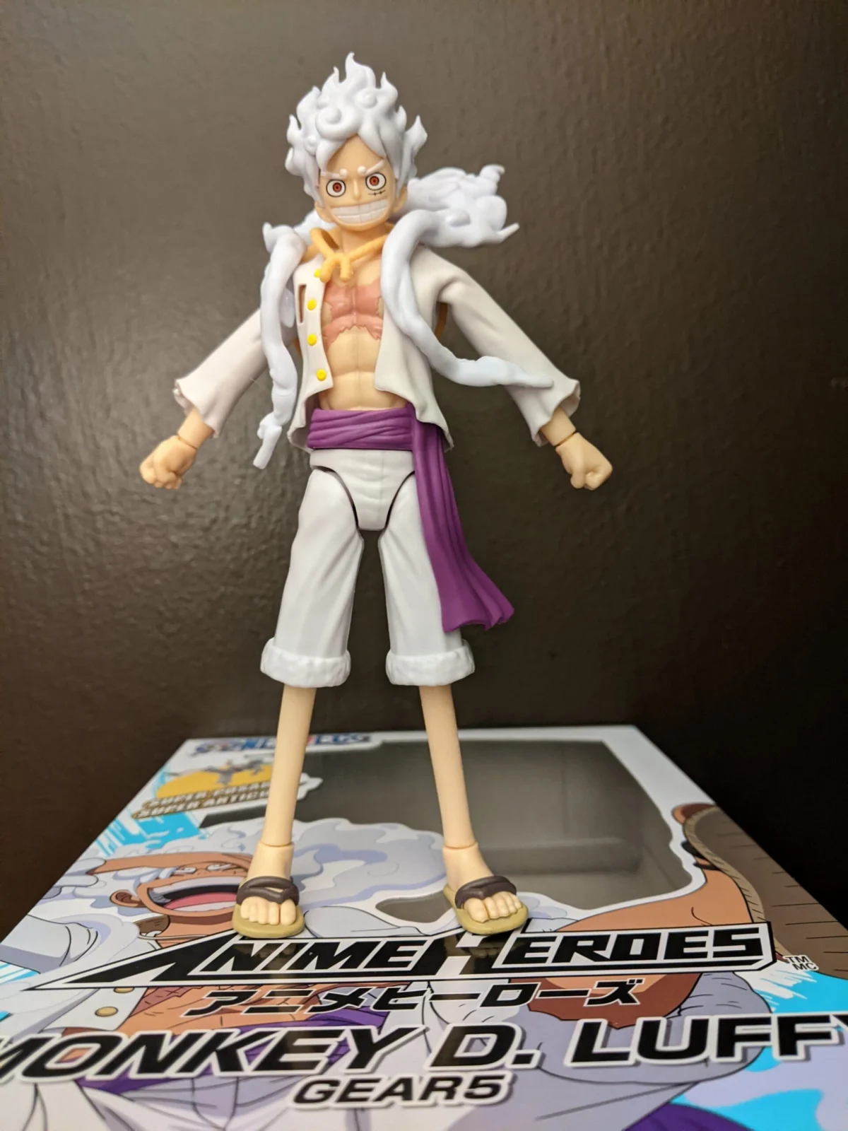 Bandai Namco Anime Heroes One Piece Gear 5 Monkey D Luffy Action Figure Offers Budget Alternative with Notable Limitations