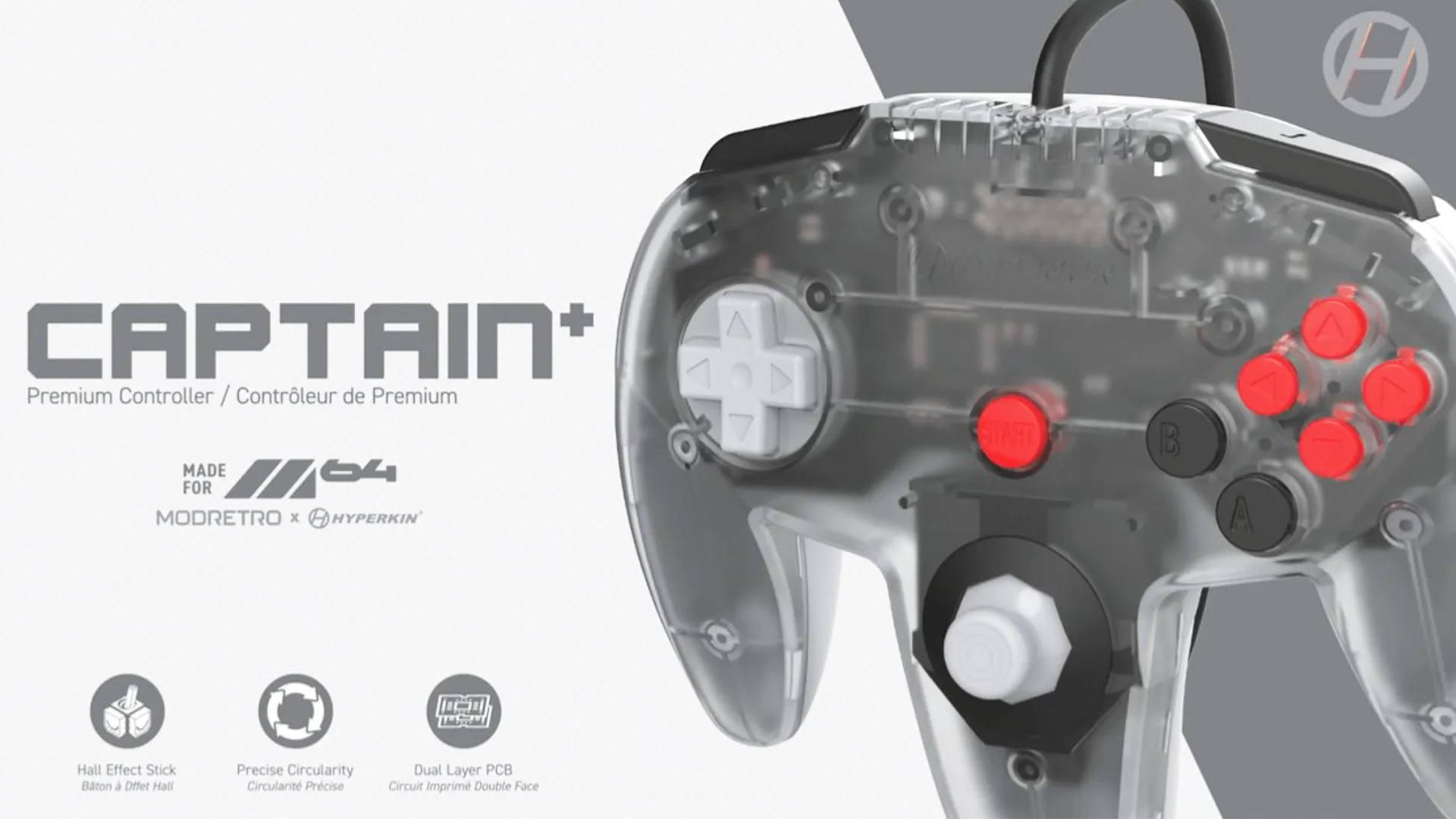 Hyperkin and ModRetro’s Captain+ N64 Controller is Now Available for Pre-Order