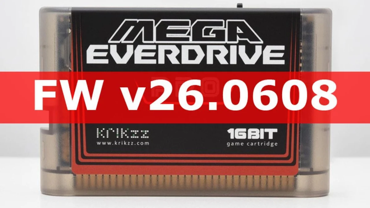 Mega EverDrive Firmware v26.0608 – RetroRGB