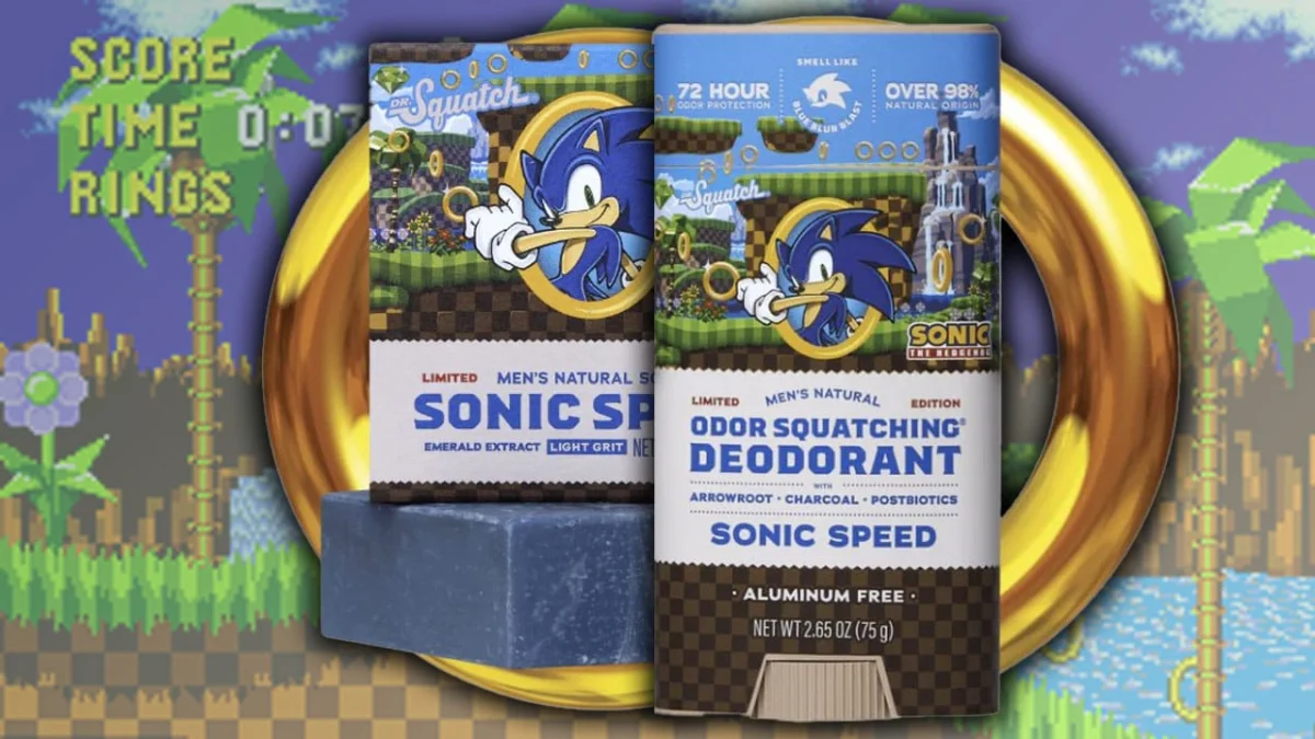 Sonic the Hedgehog Gets a Natural Makeover with Dr. Squatch’s New "Blue Blur Blast" Collection