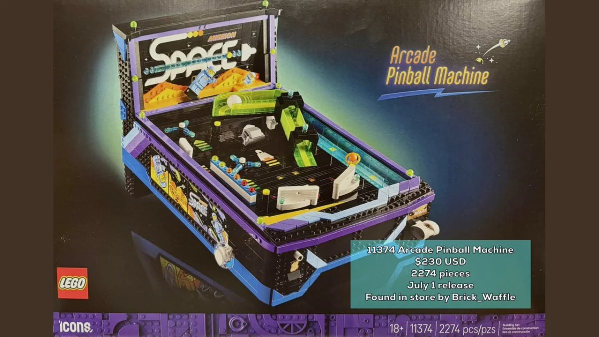 The LEGO Group Poised to Launch Interactive Arcade Pinball Machine Set in July 2026