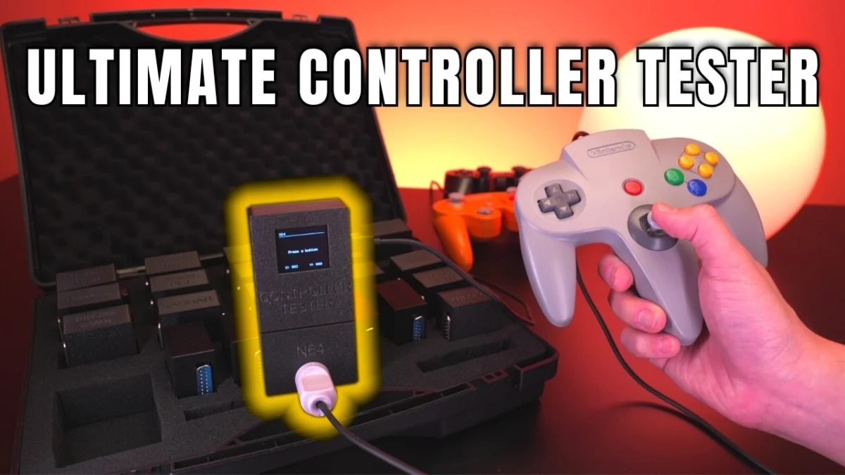 The Retroverse Controller Tester: A Swiss-Made Innovation Streamlining Retro Gaming Hardware Diagnostics.