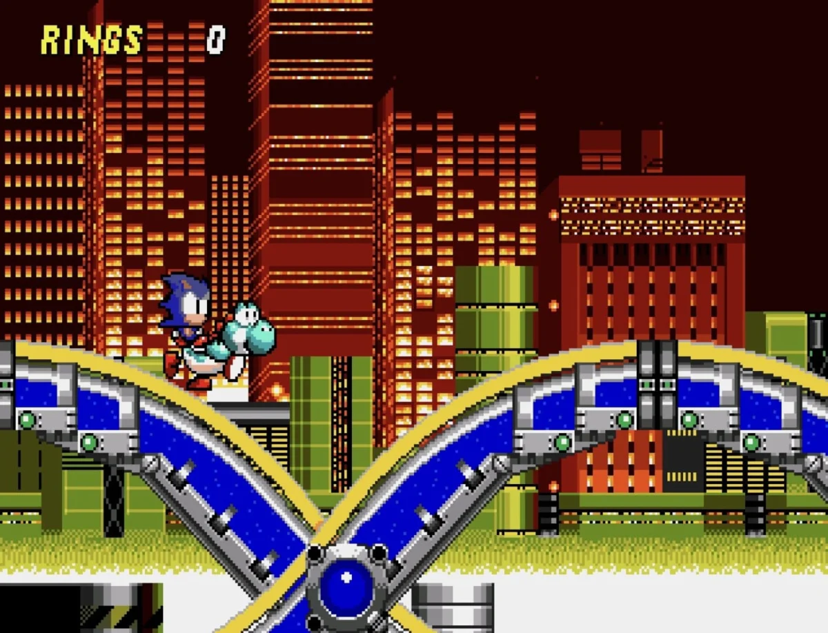 Yoshi Takes the Wheel: A Groundbreaking ROM Hack Merges Worlds in "Yoshi in Sonic the Hedgehog 2"