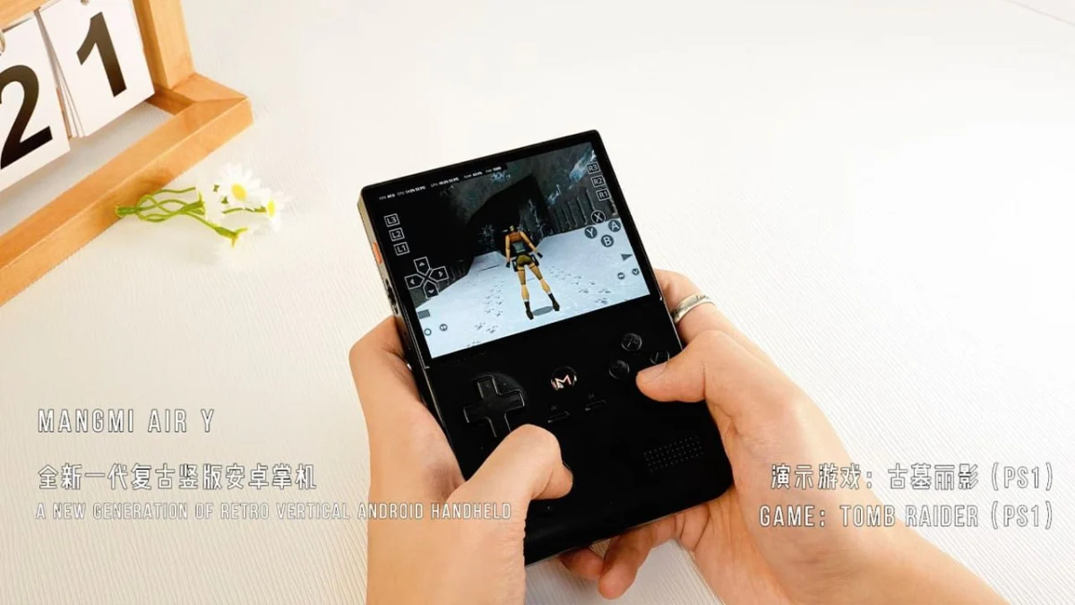 Mangmi Air Y Promises a New Era for Vertical Android Handheld Emulation