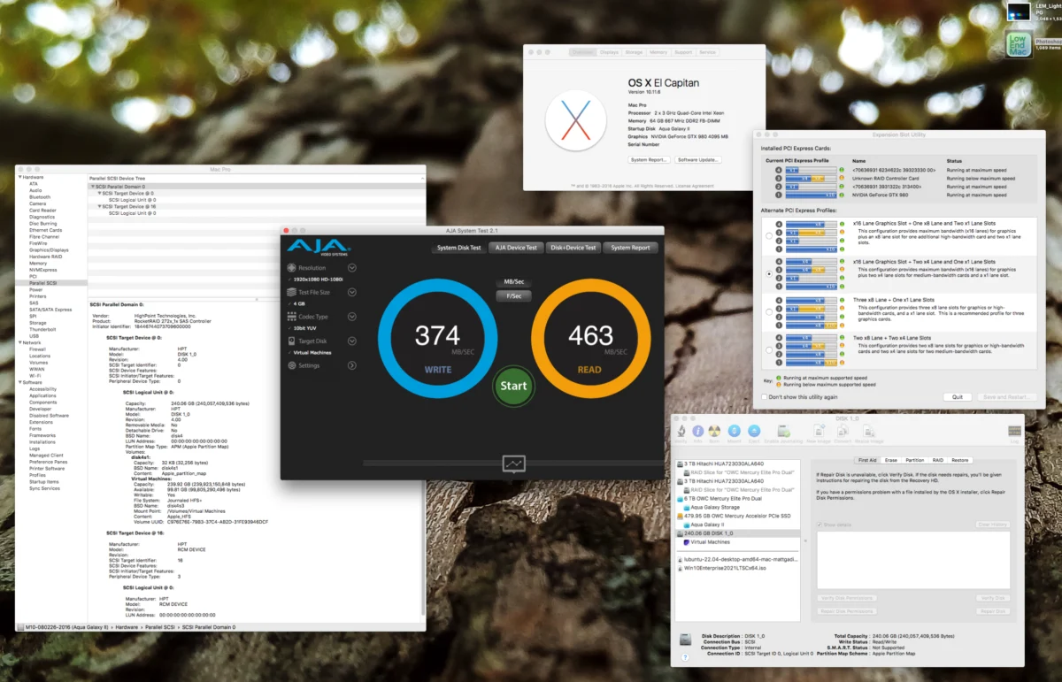 Breathing New Life into the Mac Pro 1,1 via HighPoint RocketRAID SATA III Integration