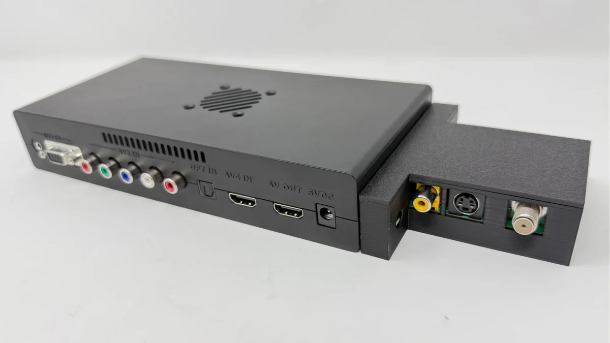 New 3D-Printed Protective Cases for OSSC Pro Legacy AV-In Modules With RF Support Now Available Through The Brewing Academy