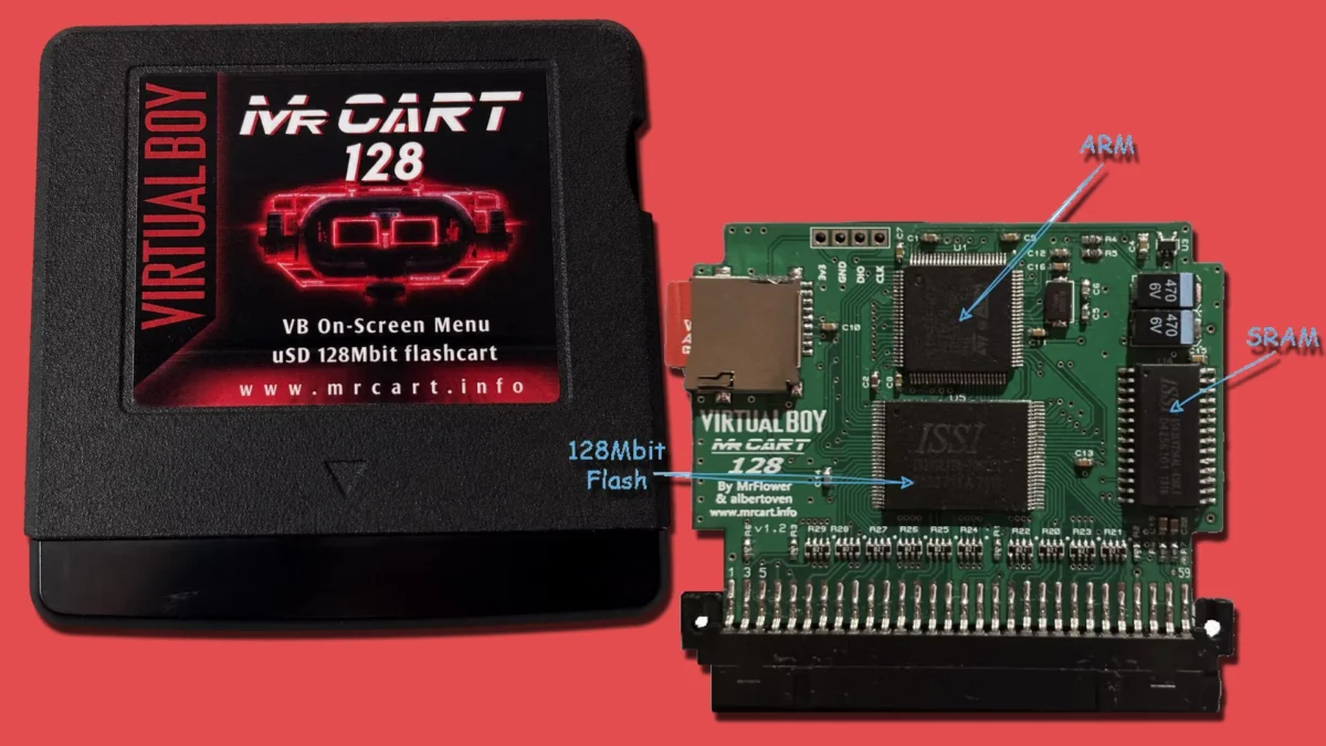Pre-Orders Open for the MrCart 128: A Groundbreaking ROM Cartridge and Audio Expansion for the Nintendo Virtual Boy