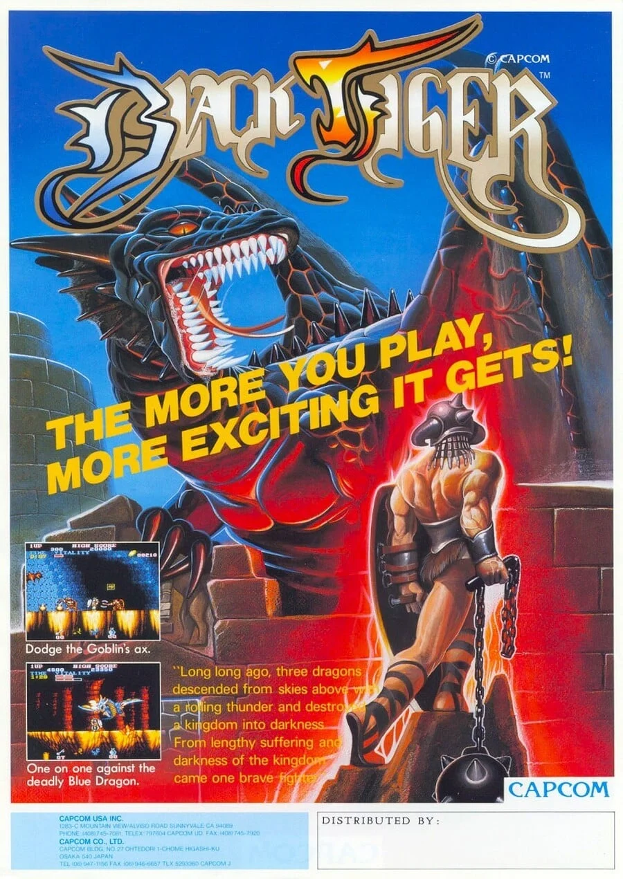 SGDK Fan Project Ports Capcom’s 1987 Fantasy Arcade Actioner Black Tiger to Sega Mega Drive