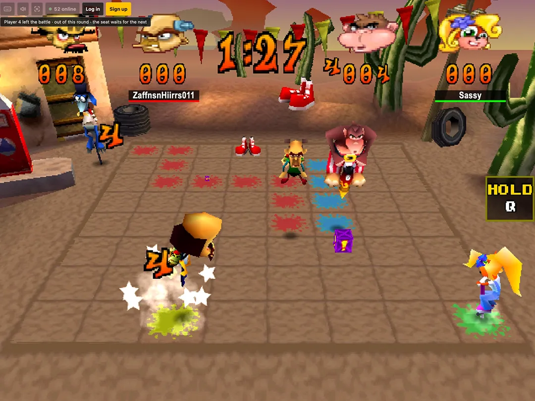 Unnoficial Browser-Based Port of PlayStation Classic Crash Bash Launches Online Free of Charge