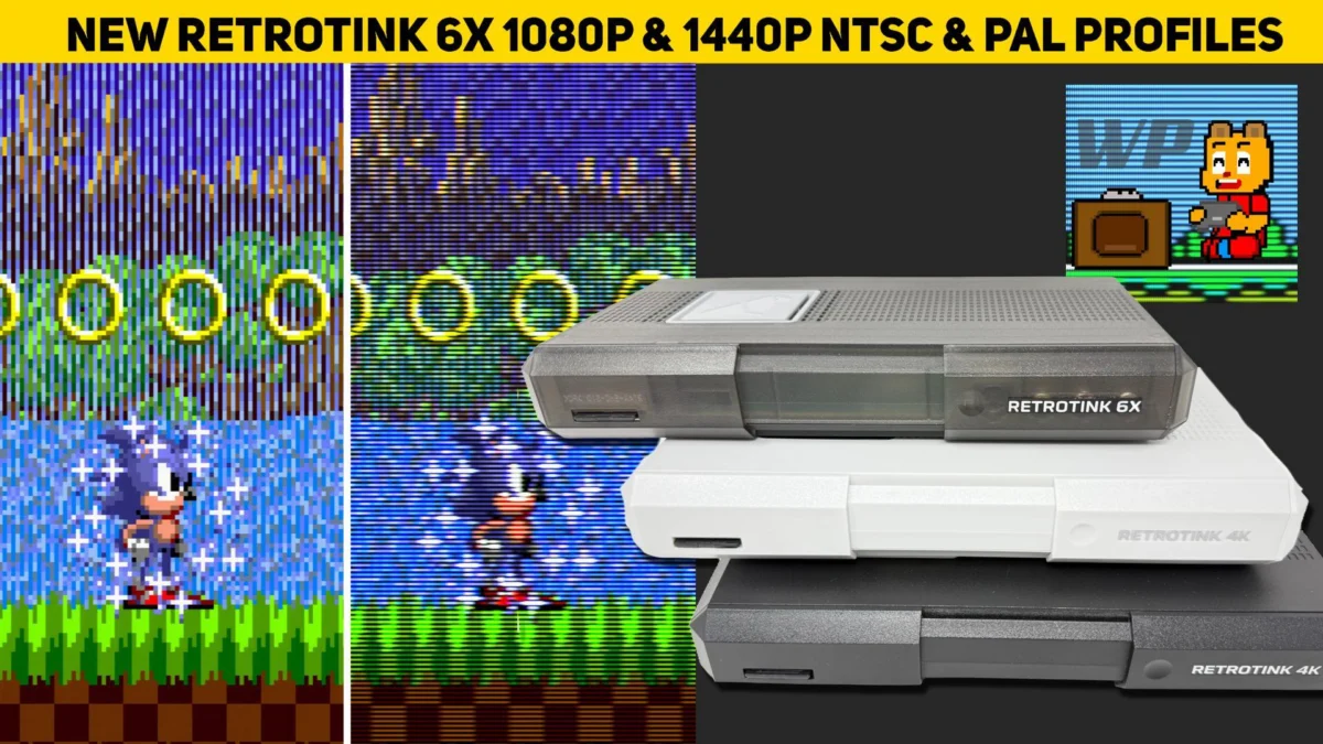 Wobbling Pixels Releases Dedicated 1080p and 1440p Profile Packs for RetroTINK Upscalers