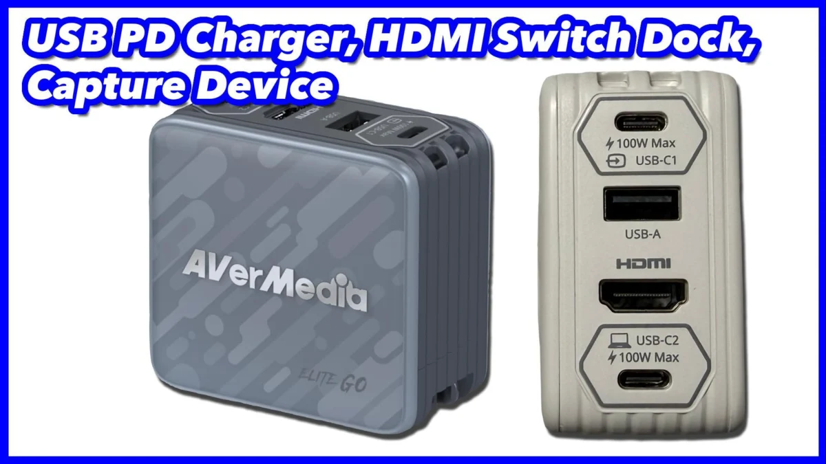 Avermedia Core Go and Elite Go Review: USB PD Chargers Double as Portable Docks for Nintendo Switch and Steam Deck