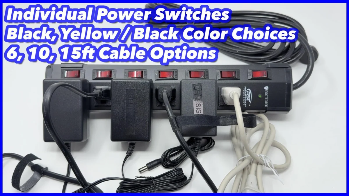 CRST Metal Power Strip Review: Solving Power Management and Spacing Challenges for Retro Gaming Setups