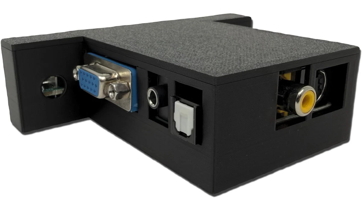 Custom 3D-Printed Enclosures for the OSSC Pro Extra AV-Out Add-On Now Available from The Brewing Academy