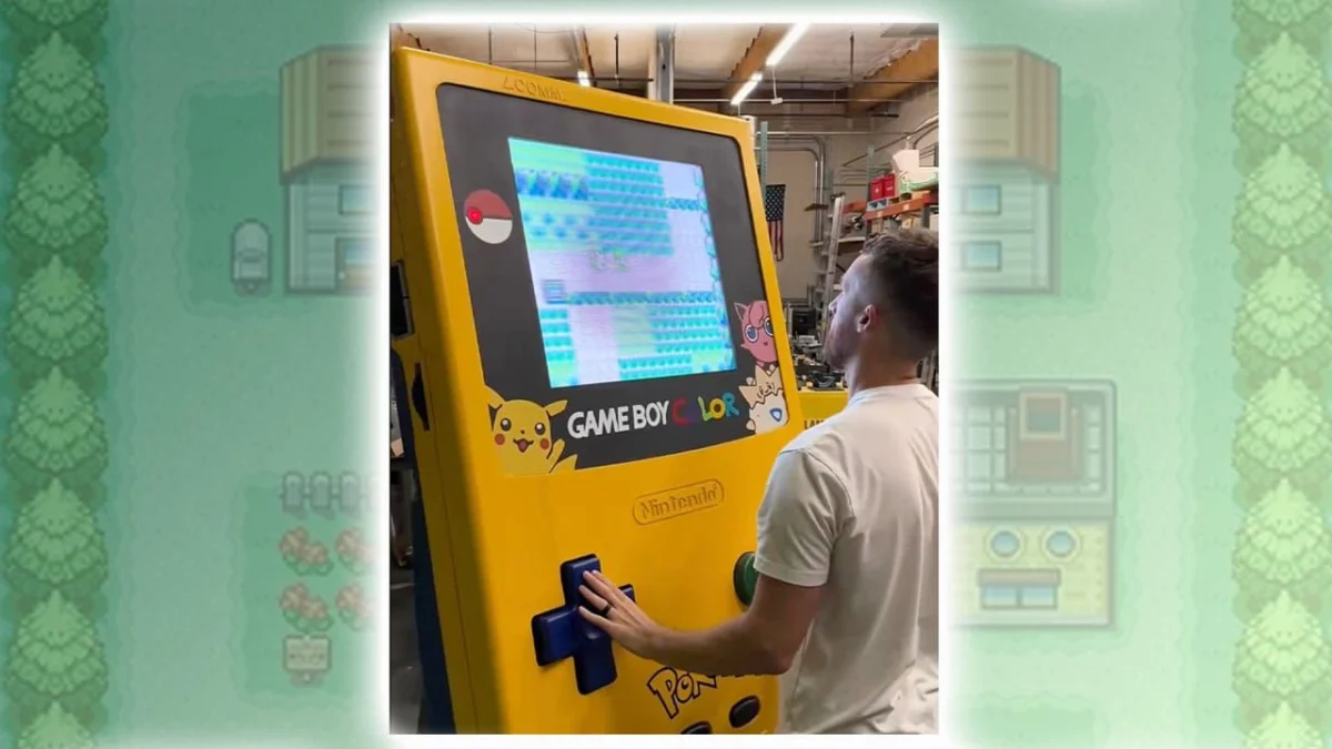 Engineer Creates The World’s Biggest Game Boy Color Special Edition