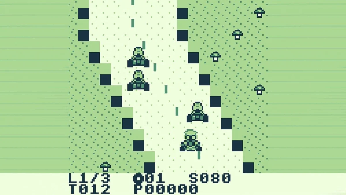 Mario Kart Rally DMG Brings Retro Arcade Racing to the Web in an 8-Bit Game Boy Aesthetic