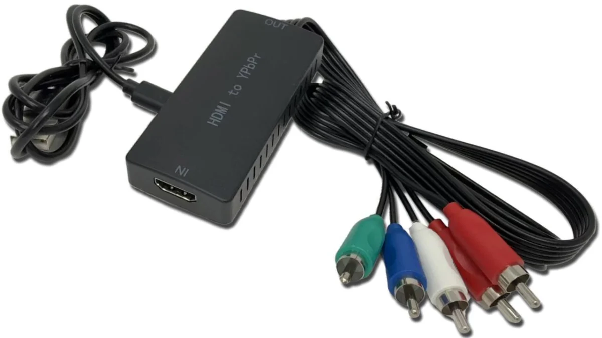 New Affordable Zero-Lag HDMI to YPbPr Component Video Converter Offers 240p Compatibility for Retro Gaming Enthusiasts